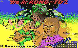 Yie Ar Kung Fu II Title Screen